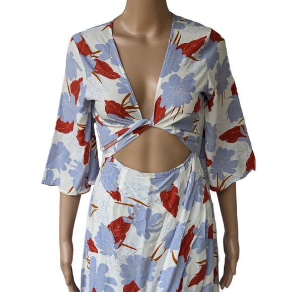 NWT L*SPACE Kellen Cutout Maxi Dress in Paloma Floral ✨HOST PICK ✨ - Picture 13 of 17